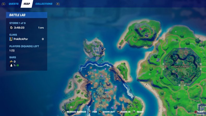 fortnite blow up fishing hole sharky shell