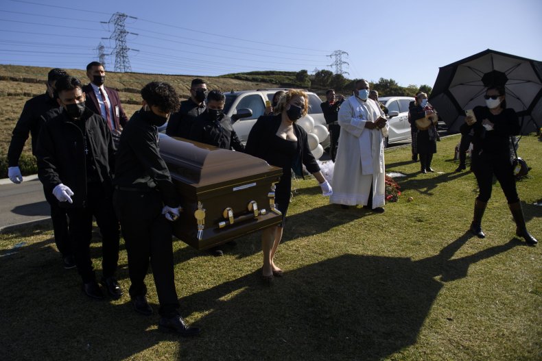 California COVID-19 funeral December 2020