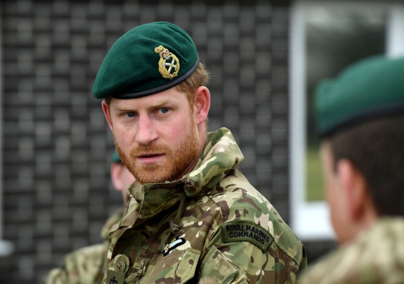 Prince Harry as Captain General Royal Marines