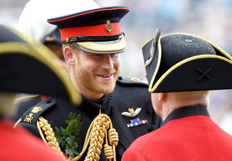 Prince Harry in Uniform at Founders Day