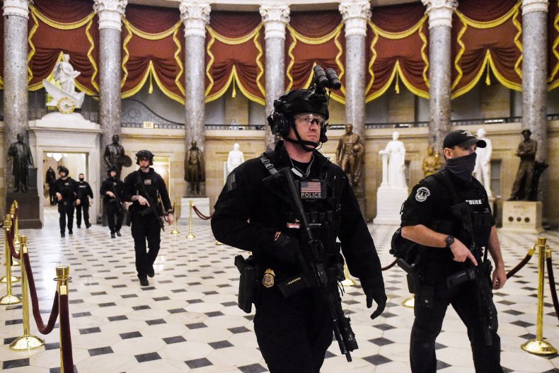 SWAT team U.S. Capitol January 2020