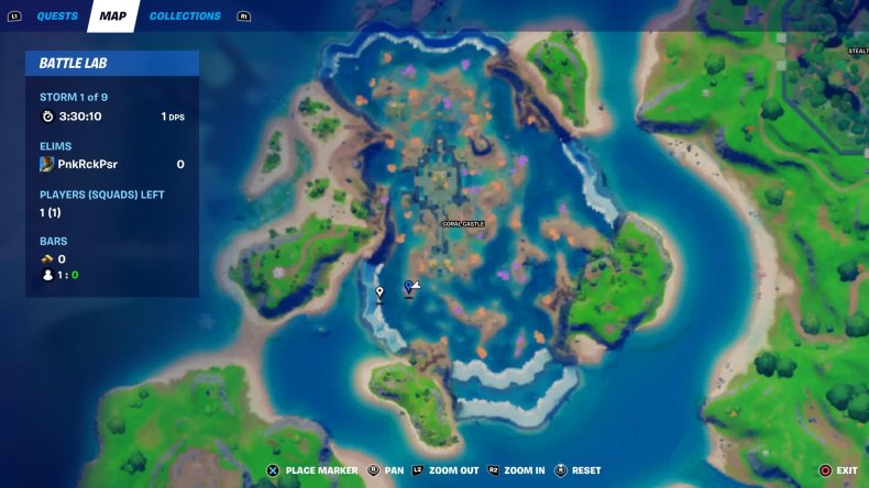 fortnite signal coral buddies shell location 3