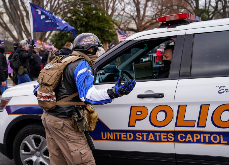 Capitol police officer Washington, D.C. January 2020