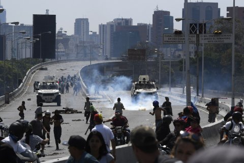 venezuela, protests, coup, attempt, caracas