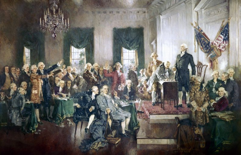 Signing of the U.S. Constitution, 1940 painting