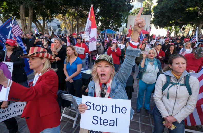 Pro-Trump protest Los Angeles