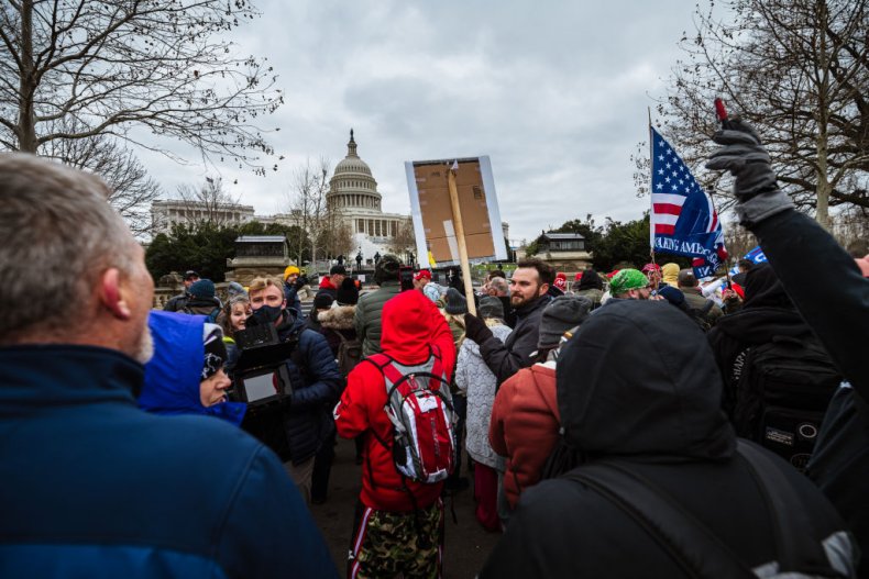 Pro-Trump protesters