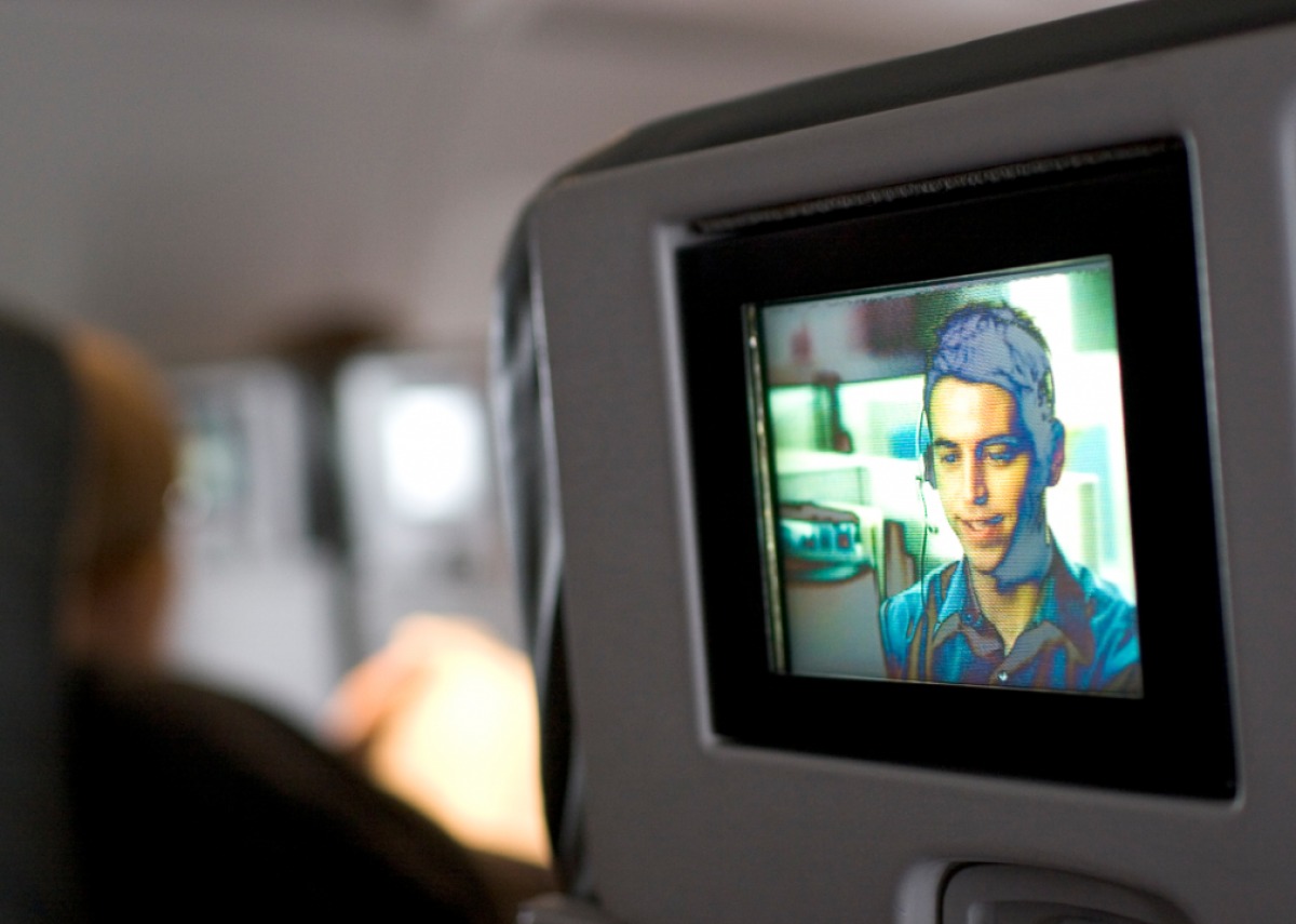 1988: Airplanes get back-of-seat screens