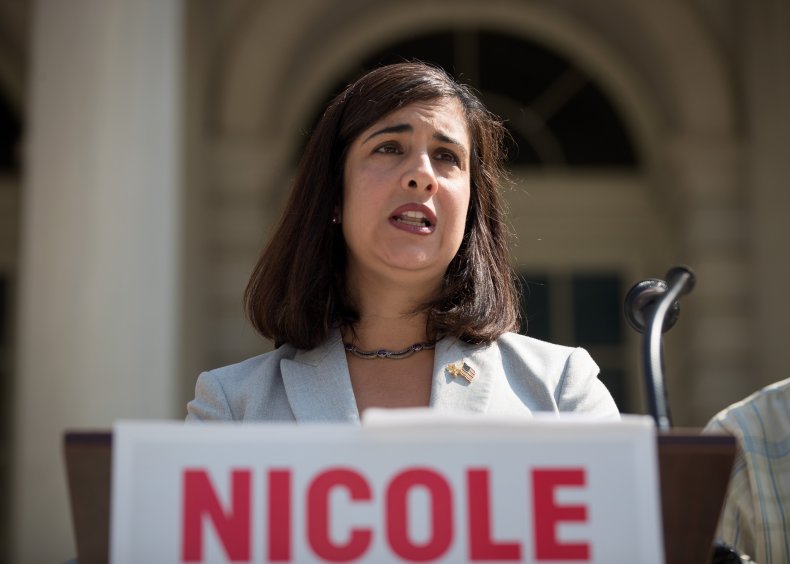 Congresswoman Nicole Malliotakis speaks in New York