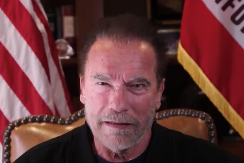 Arnold Schwarzenegger deliver powerful message in video