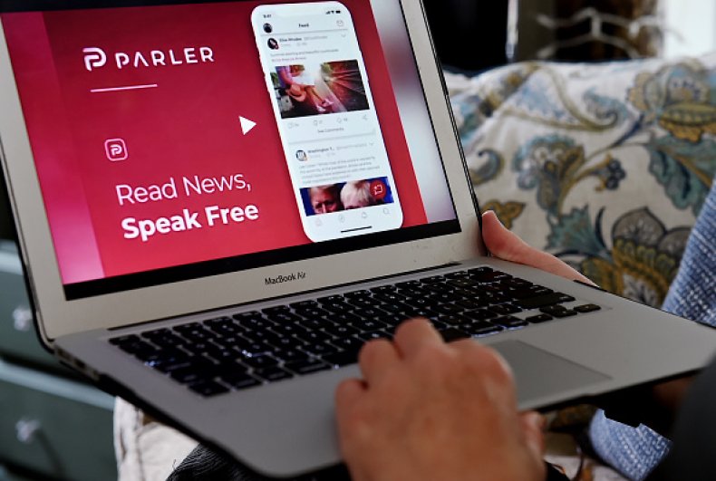 Parler, Amazon Web Services