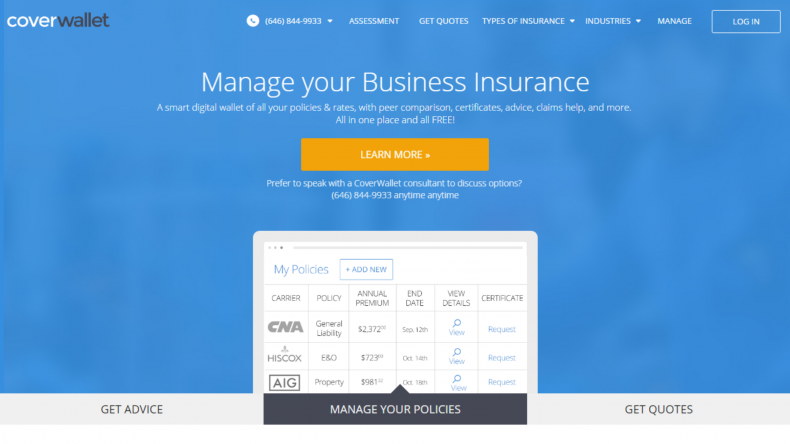coverwallet insurance recession