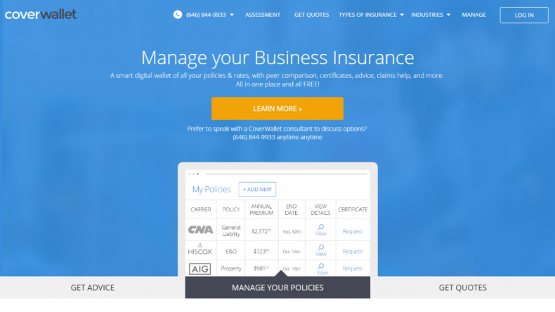 Get suggestions or a cost-free quotation for the insurance coverage you happen to be hunting for with CoverWallet. For much more data, examine out their web-site in this article.