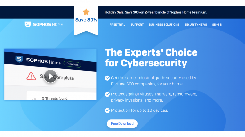 Sophos home