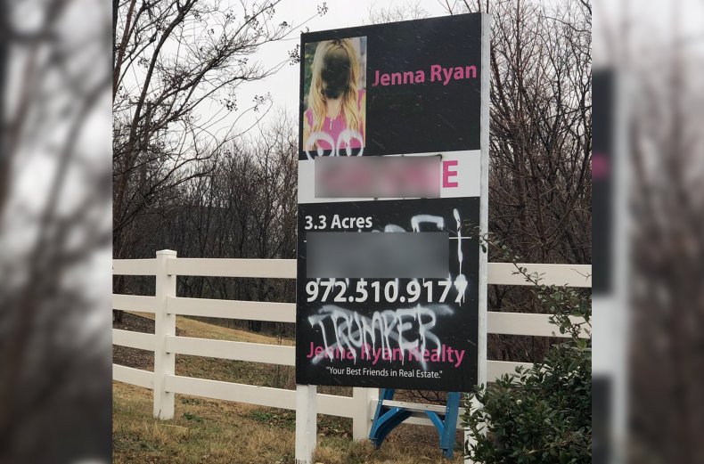 Jenna Ryan, Texas Real estate agent Who Took Section in Capitol Riots, Has Business enterprise Indication Vandalized