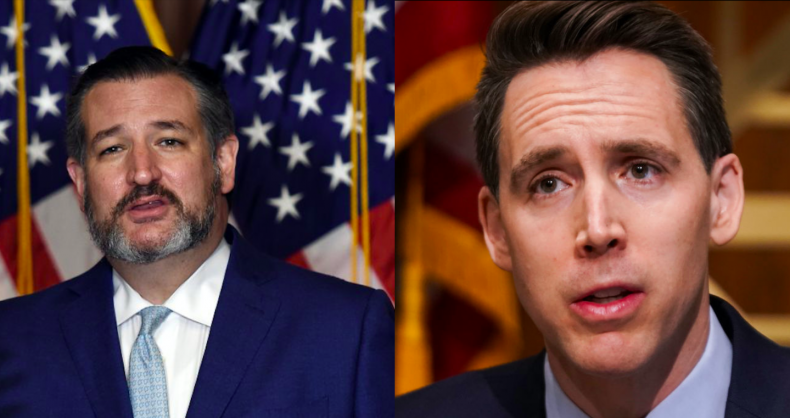 Ted Cruz and Josh Hawley