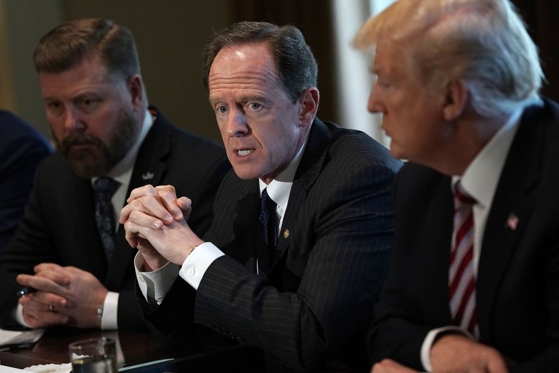 Pat Toomey, Donald Trump
