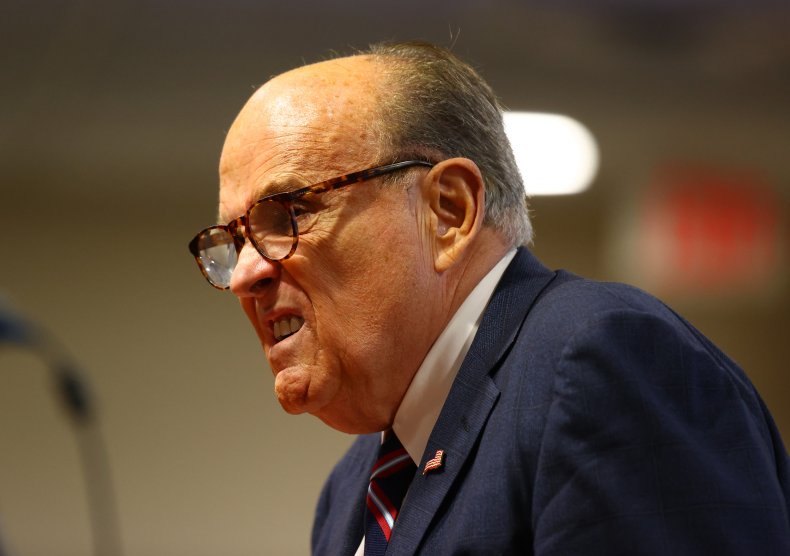 Rudy Giuliani Appears Before Michigan State Legislature's