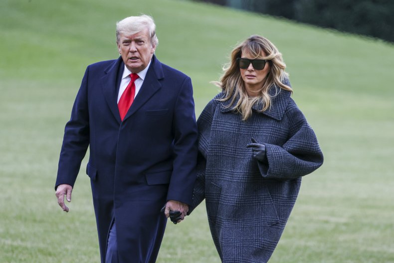 Donald Trump and First Lady Melania Trump