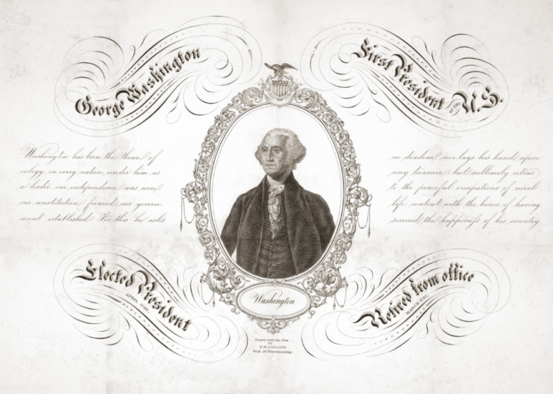 1789: Washington wins unanimously 1789: Washington wins unanimously