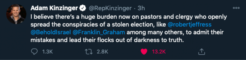 Kinzinger tweet
