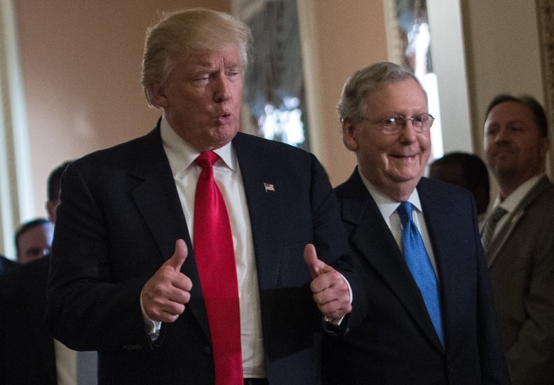trump impeachment senate mitch mcconnell