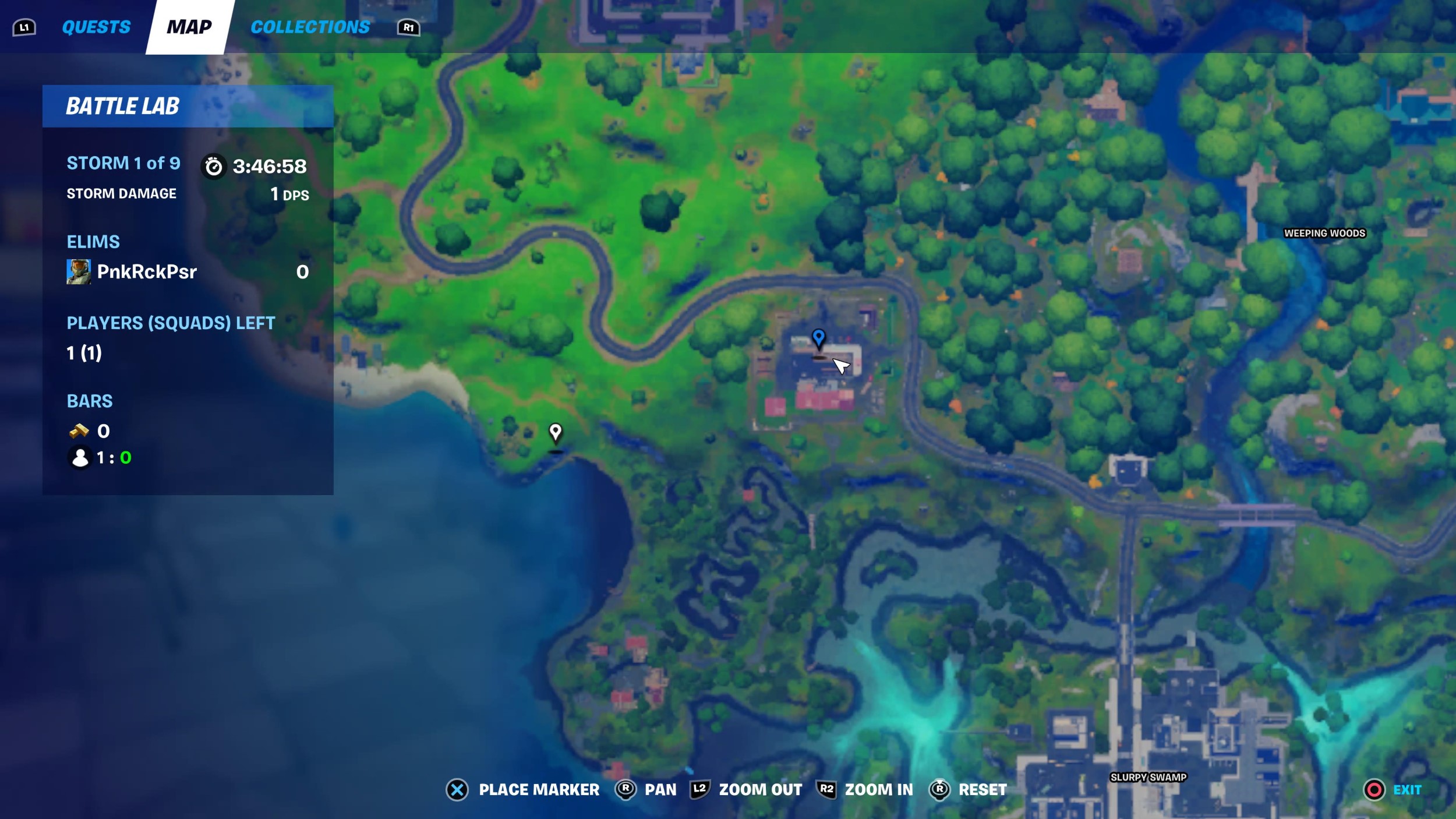location of beef boss fortnite 1 map