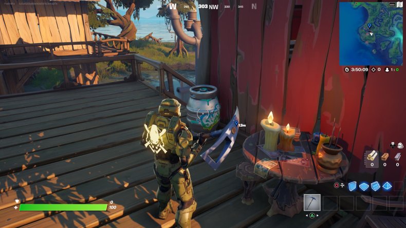 fortnite visit slurpy swamp houses slurp barrel