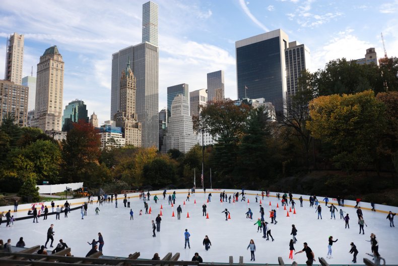 Ice rink in Central Park