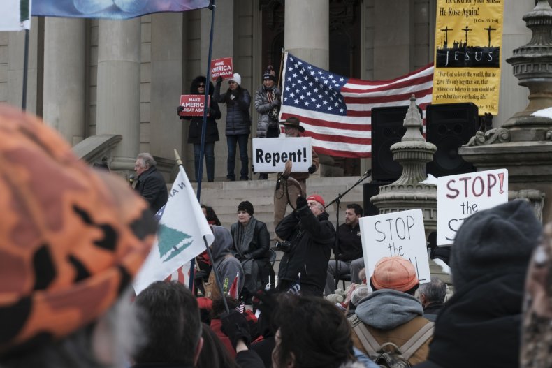 Michigan Capitol protest