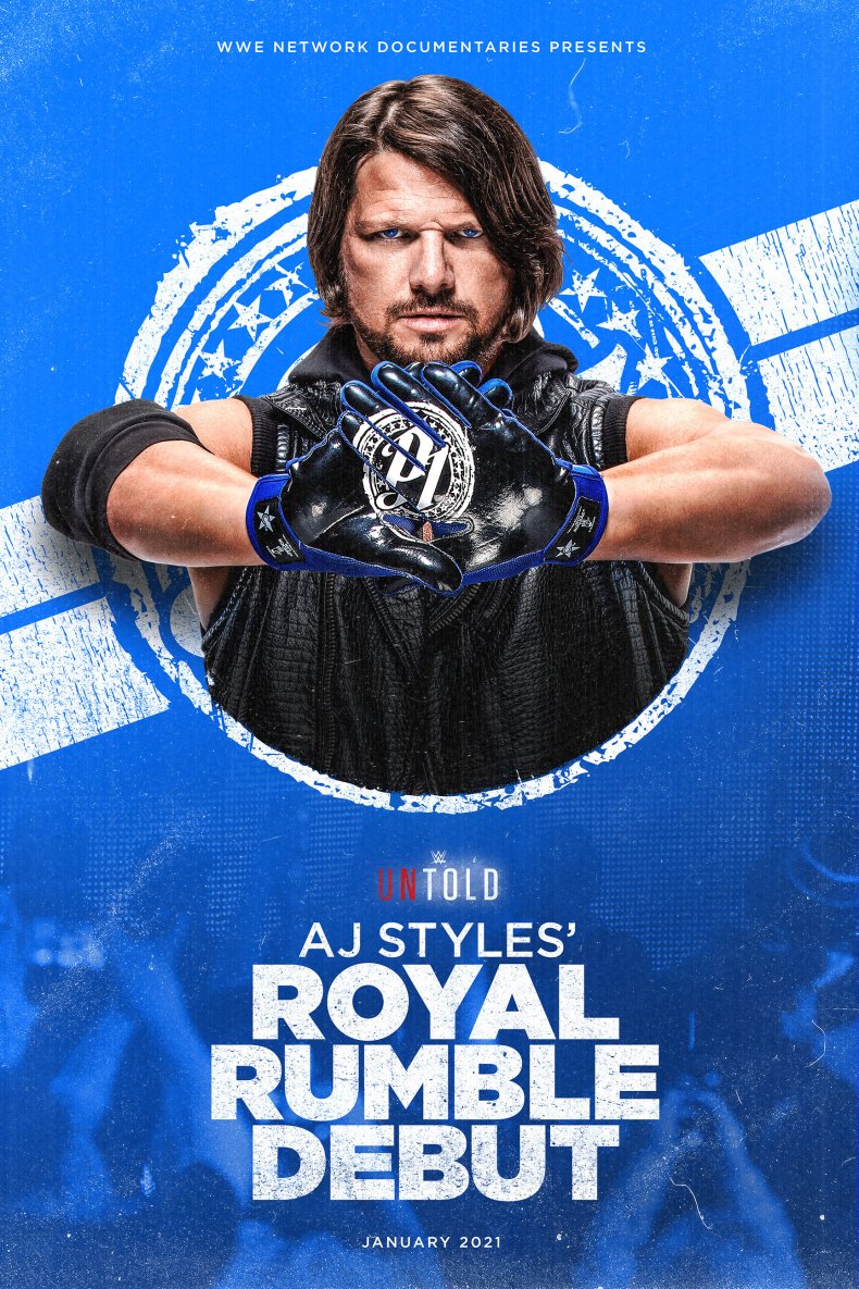 wwe untold aj styles royal rumble debut