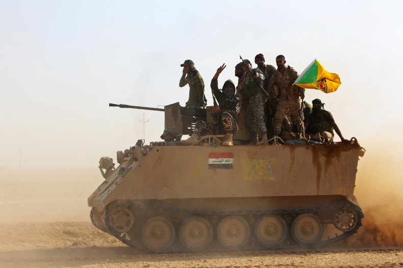 iraq, popular, mobilization, forces, hezbollah, isis