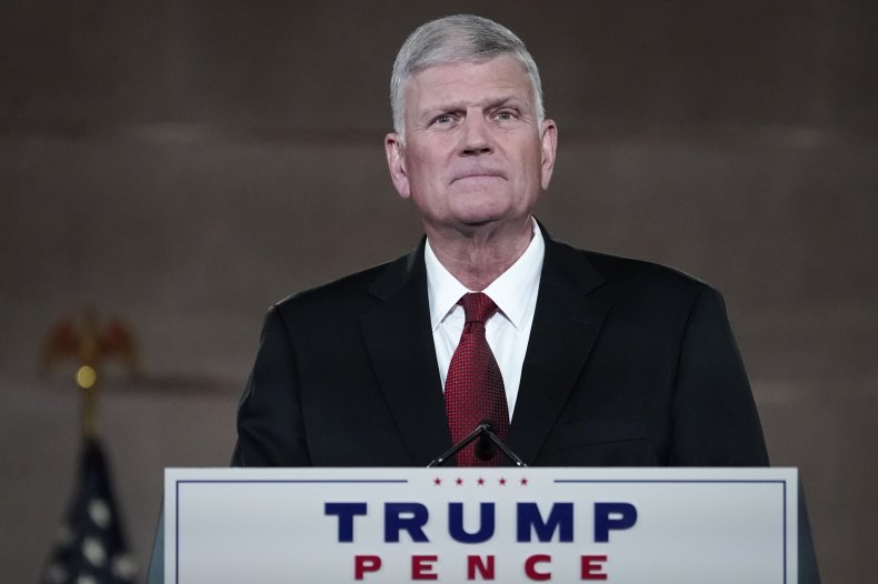 franklin graham compares impeachment to betrayal jesus