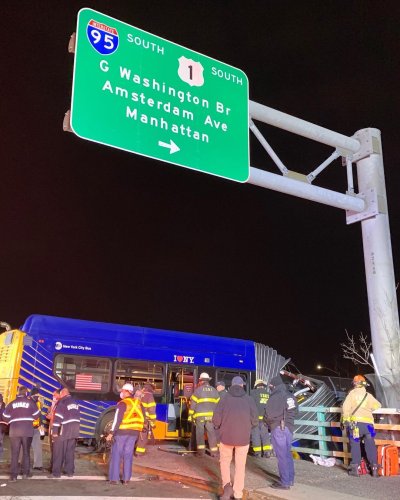NYC Bronx bus crash NYC Bronx bus crash