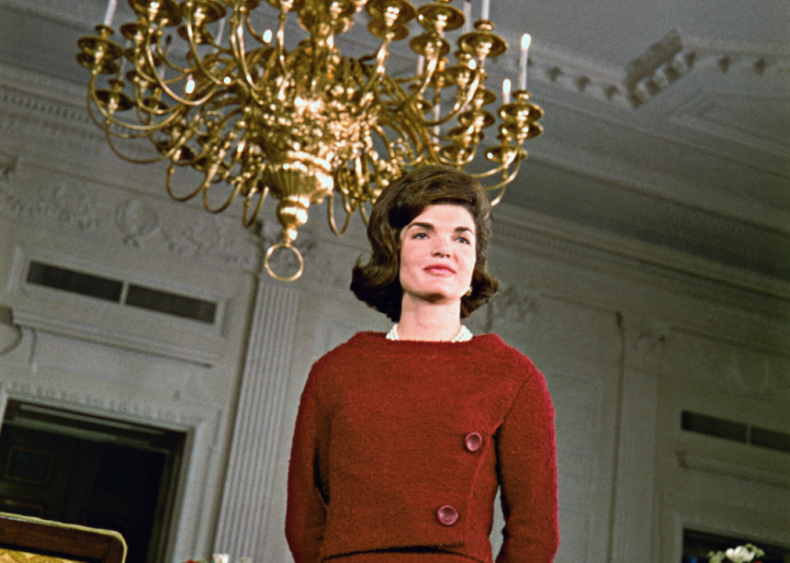 Jacqueline Kennedy gives a White House tour