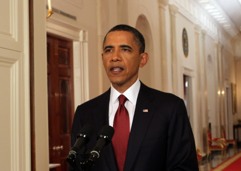 Barack Obama announces the death of Osama bin Laden