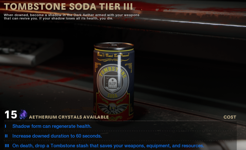 black ops cold war zombies tombstone soda