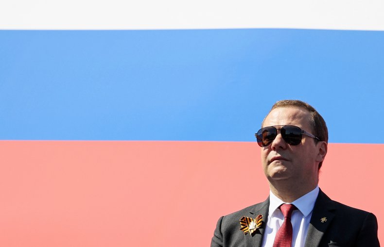 Ex-Russian president Dmitry Medvedev 