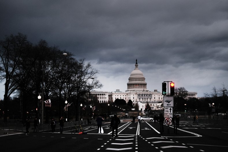 Picture of U.S. Capitol following pro-Trump riot