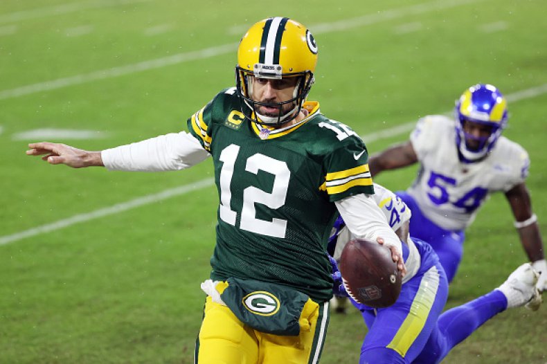 Aaron Rodgers Green Bay Packers