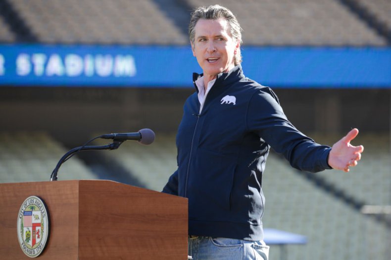 California Gov. Gavin Newsom