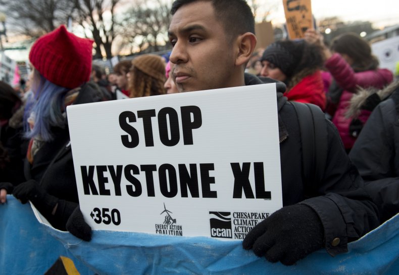 Keystone XL oil pipeline protesters Washington DC