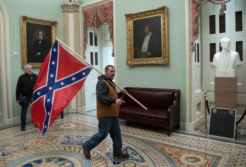 Confederate flag in U.S. Capitol