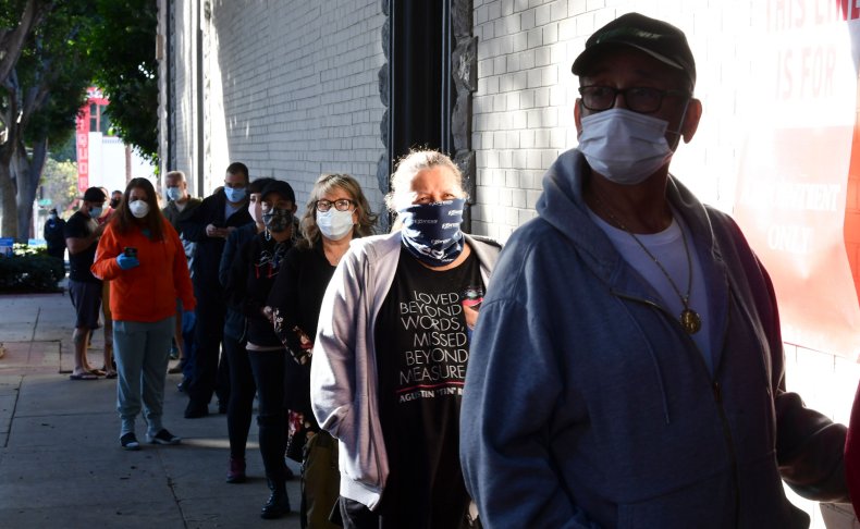 queue for covid19 antibody tests in california