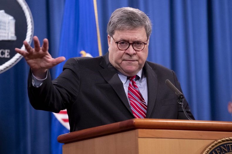 Ex-U.S. Attorney General Bill Barr