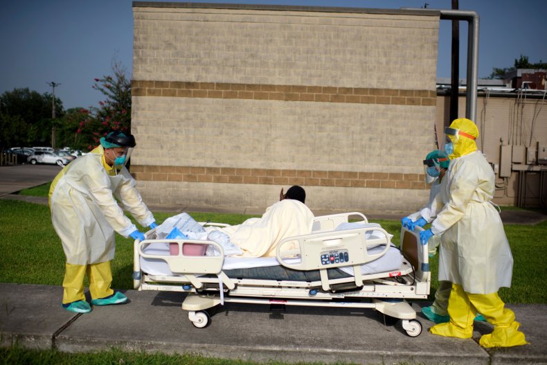 Texas Houston hospital COVID patient 2020