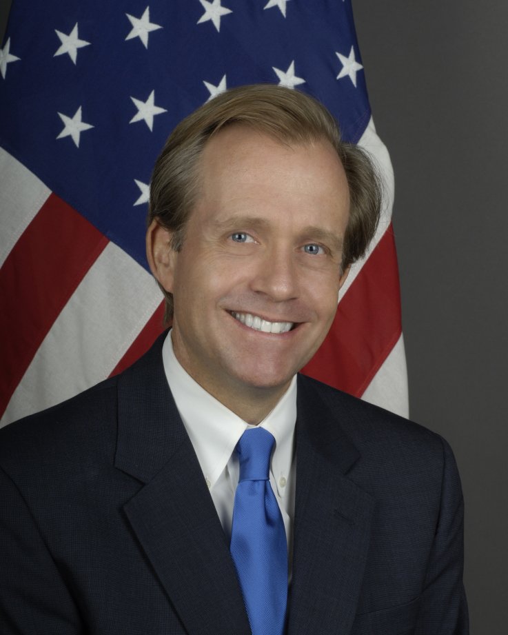 Former U.S. ambassador Lewis Lukens