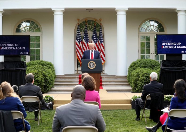 Trump politicizes the pandemic
