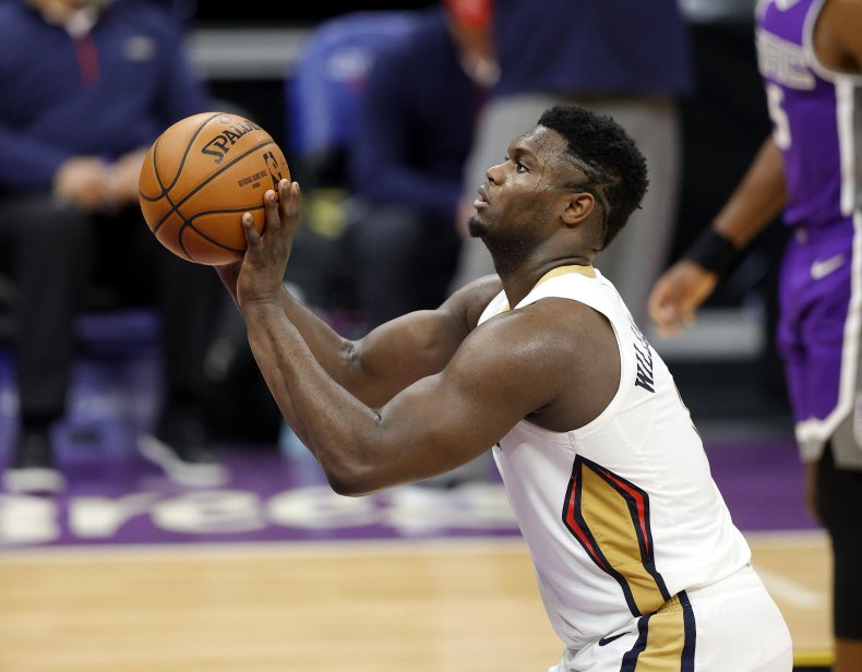 Zion Williamson of the New Orleans Pelicans 