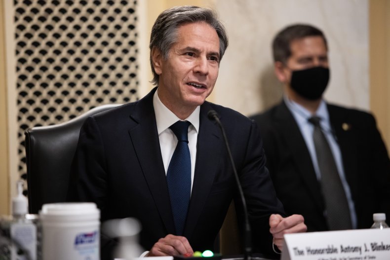 Antony Blinken Attends Senate Confirming Hearing